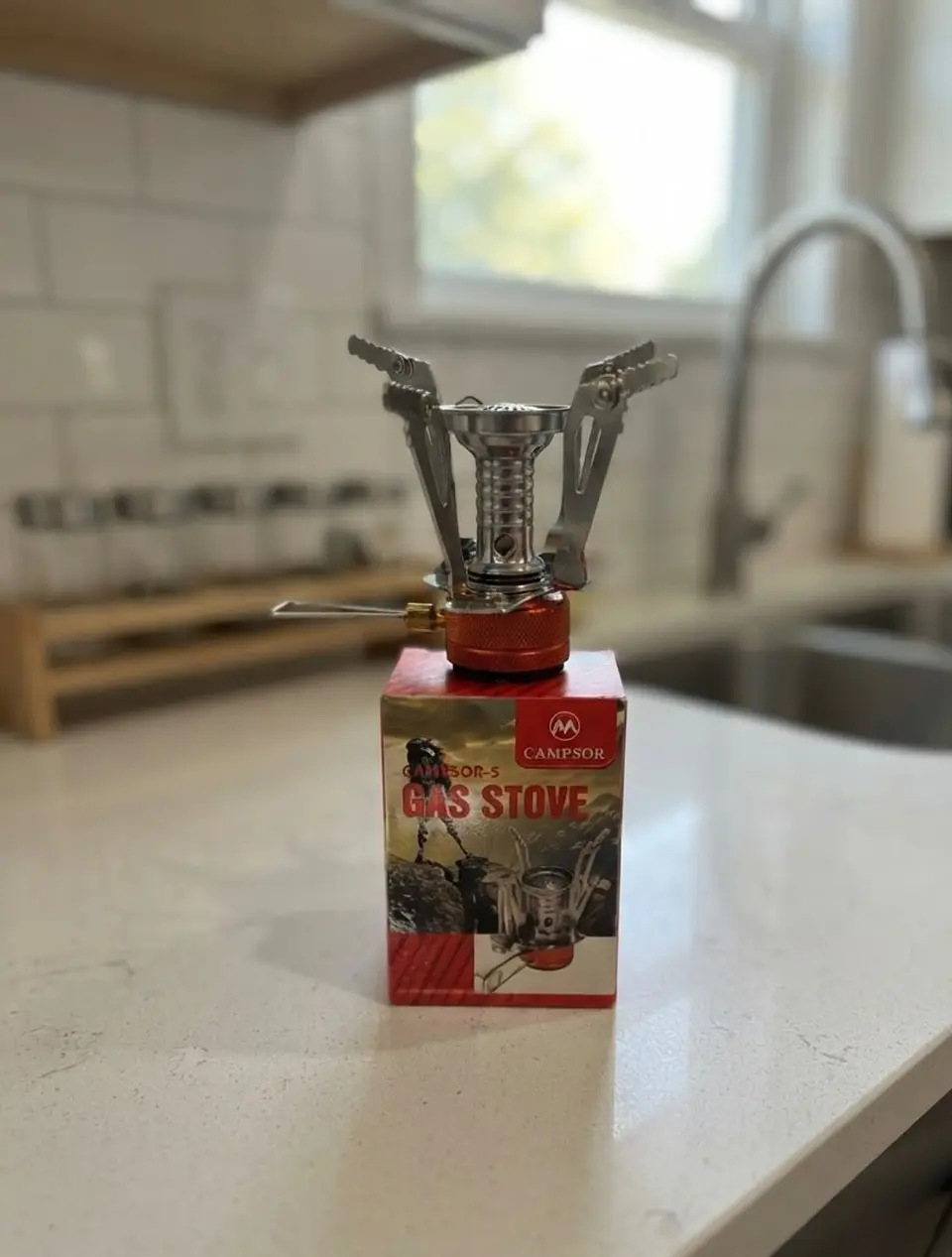 Cocinilla a Gas Ultraliviana y Compacta 