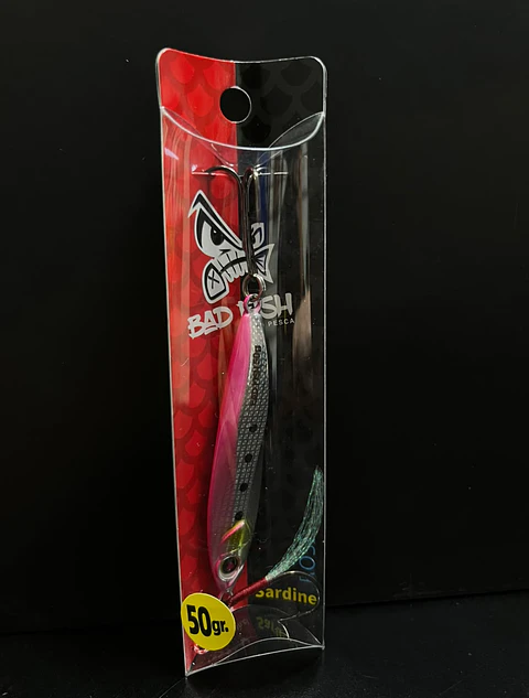 Señuelo Metal Jig Badfish "Rose Sardine" (50 gramos)