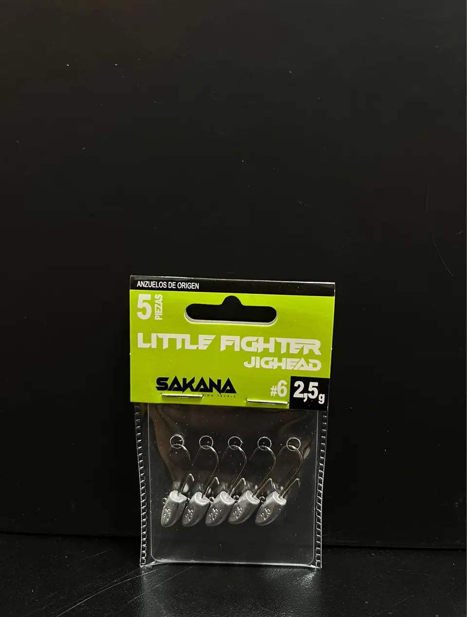 Cabezal Plomado Sakana Little Fighter Jighead #6 (2,5 gramos — 5 Piezas) 1