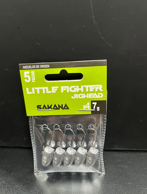 Cabezal Plomado Sakana Little Fighter Jighead #4 (7 gramos — 5 Piezas)