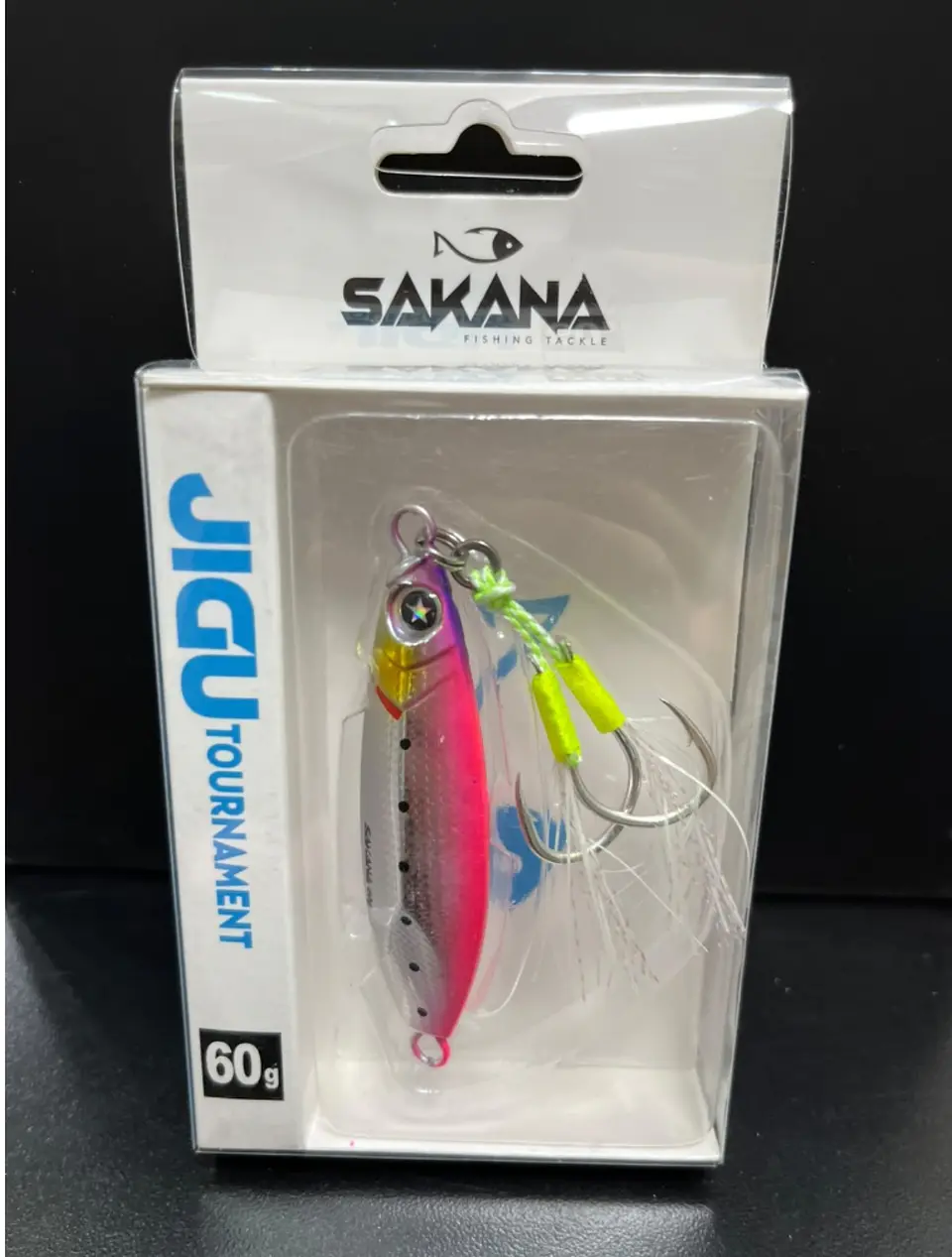 Señuelo Metálico Sakana Jigu Tournament 60g — Color Barbie (Pink Silver) 1