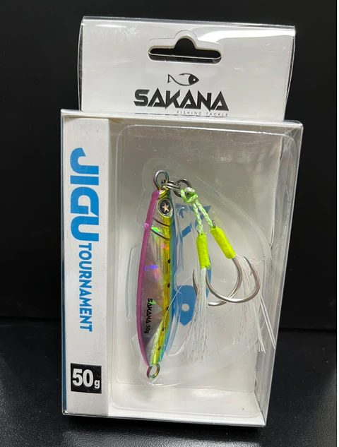 Señuelo Metálico Sakana Jigu Tournament 50g — Color Yin