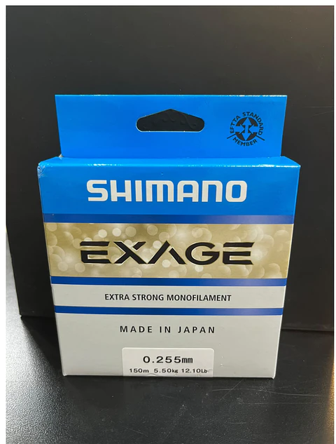 NYLON / MONOFILAMENTO SHIMANO EXAGE 0.255MM — 150M