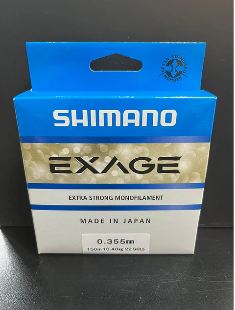 NYLON / MONOFILAMENTO SHIMANO EXAGE 0.355MM — 150M