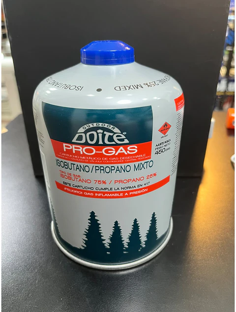 GAS DOITE PRO-GAS ISOBUTANO / PROPANO 450G (ROSCADO)
