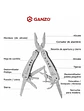 Multiherramienta Ganzo G201 – 25 en 1 - Miniatura 2