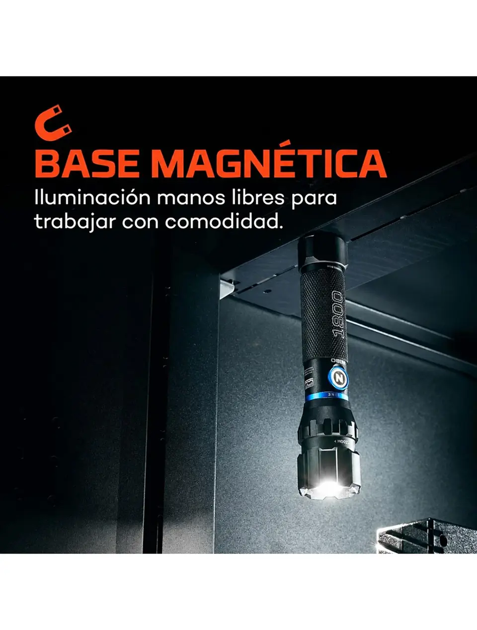Linterna NEBO BLUELINE 1800 – Flex Power + Power Bank 3