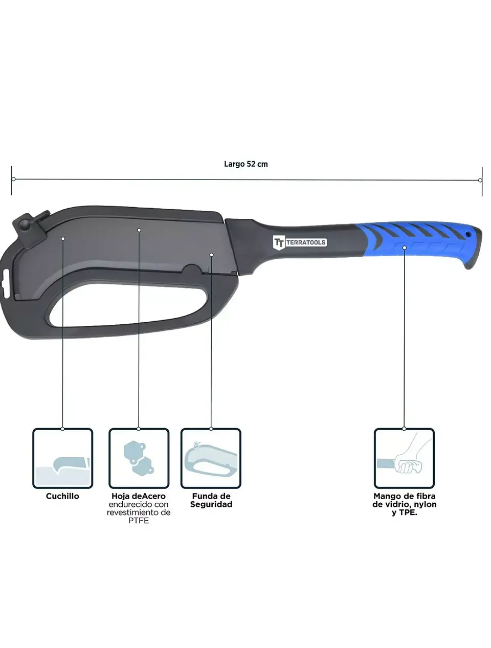 Machete Terratools 20.5