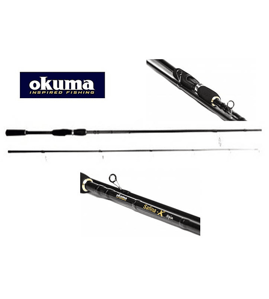Okuma Slay-s-791h-fg Silver Slayer Tarpon Spinning Rods, Length 7'9 Line Wgt 15-30lb, Lure Wgt 1/2-2oz, Full Cork Grip, 1pc
