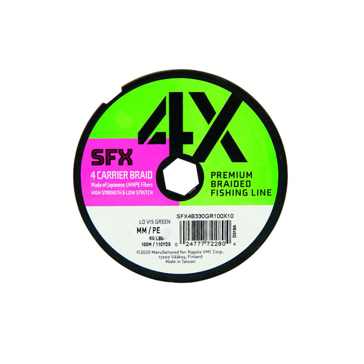 MULTIFILAMENTO SUFIX MATRIX PRO VERDE 100M 0.18 13.5KG
