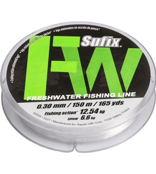 Nylon FW MONO SUFIX 150MT CLEAR
