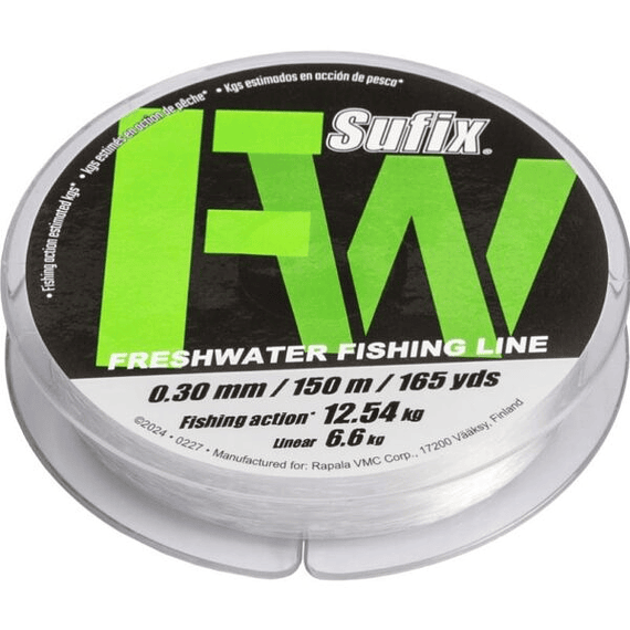 Nylon FW MONO SUFIX 150MT CLEAR