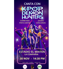 ENTRADA K-POP DEMON HUNTER 
