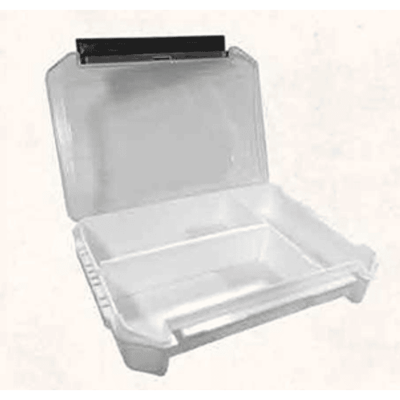 CAJA DE SEÑUELOS BLANCA TAPA TRASPARENTE 21 14 4 3 DIVISIONES YAFU