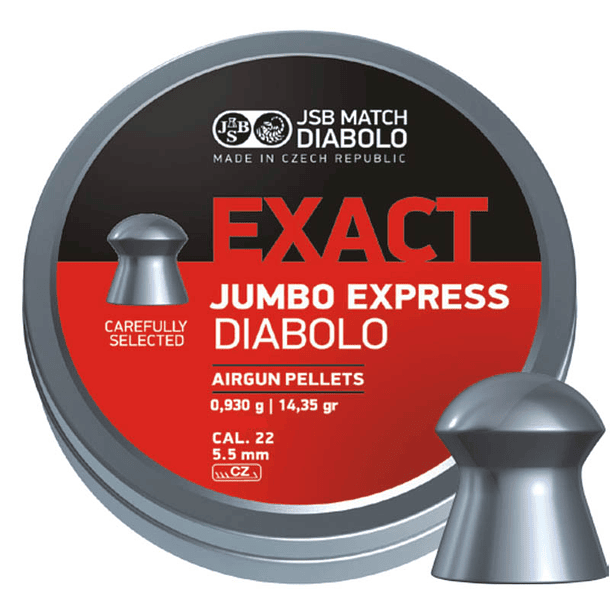 JSB Exact Jumbo Express Diabolo 5.5 14.35Gr (250 UNID.) M 46/08