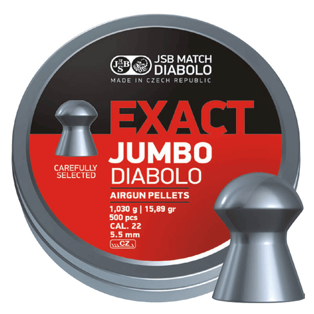 JSB EXACT JUMBO 5.5 15.89GR (500 unids)