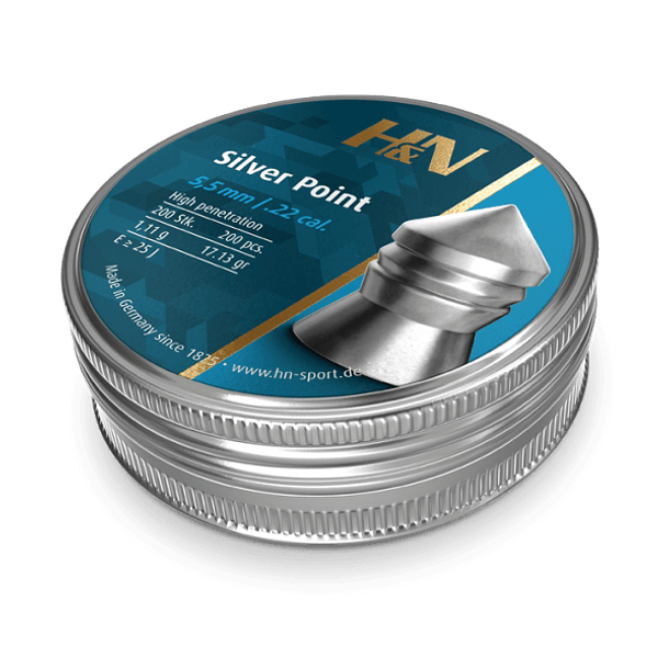 H&N Silver Point 5.5 17.13gr 200PCS