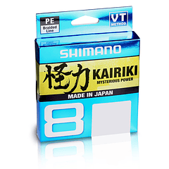Shimano Kairiki x8 0.21mm 150 metros Gris