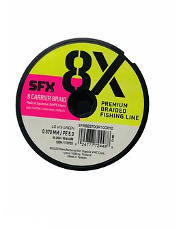 SUFIX SFX 8X 0.37 MM / 200 MT (verde oscuro)