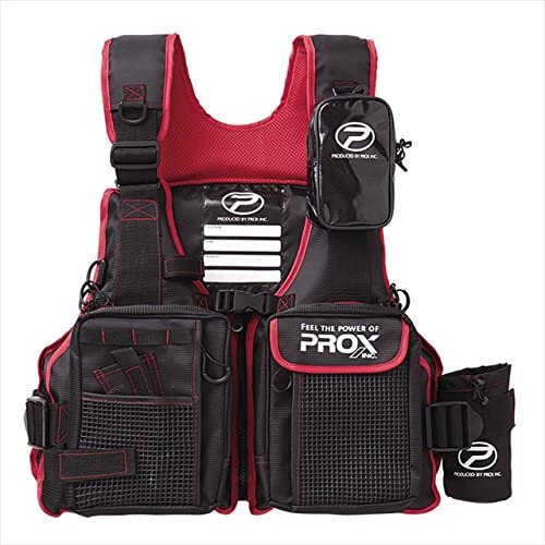 Prox chaqueta flotante de pesca Rojo