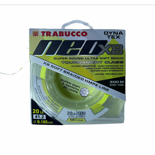 Trabucco NEO x8 0.18mm 300mts (9kg)