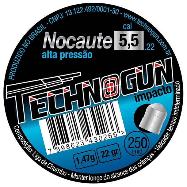 Technogun Nocaute 5.5 22gr