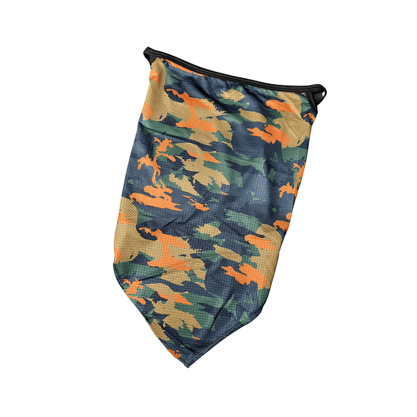 Bandana camo Naranjo/Verde 2