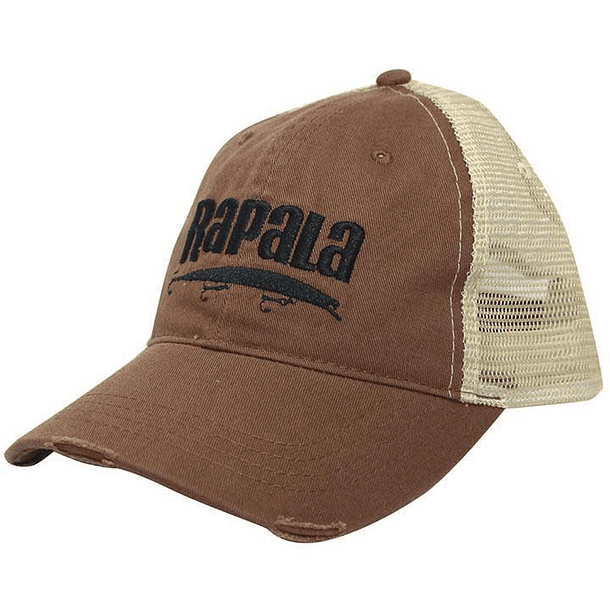 Gorro Rapala cafe con malla 