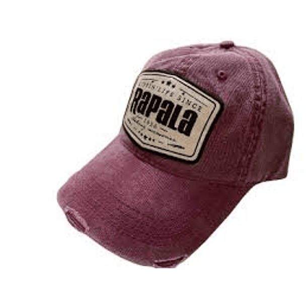 Gorro rapala jeens burdeo 