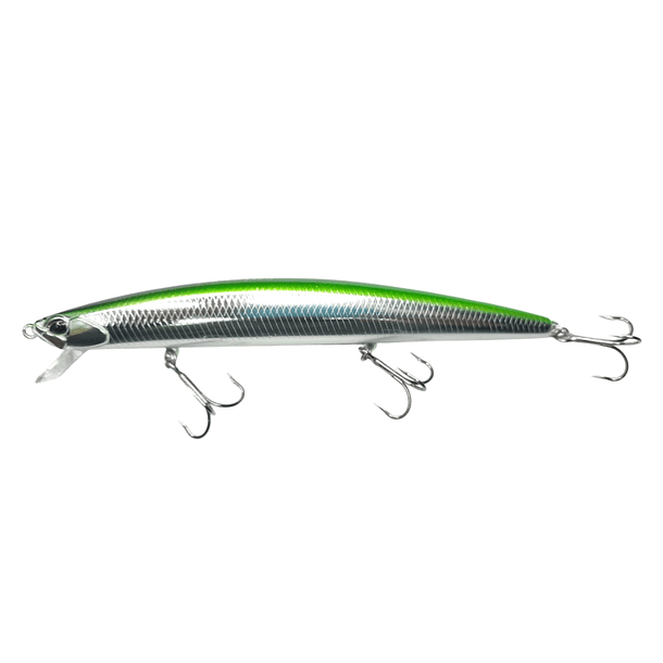 DUO TIDE MINNOW LANCE 140S GREEN BACK SILVER