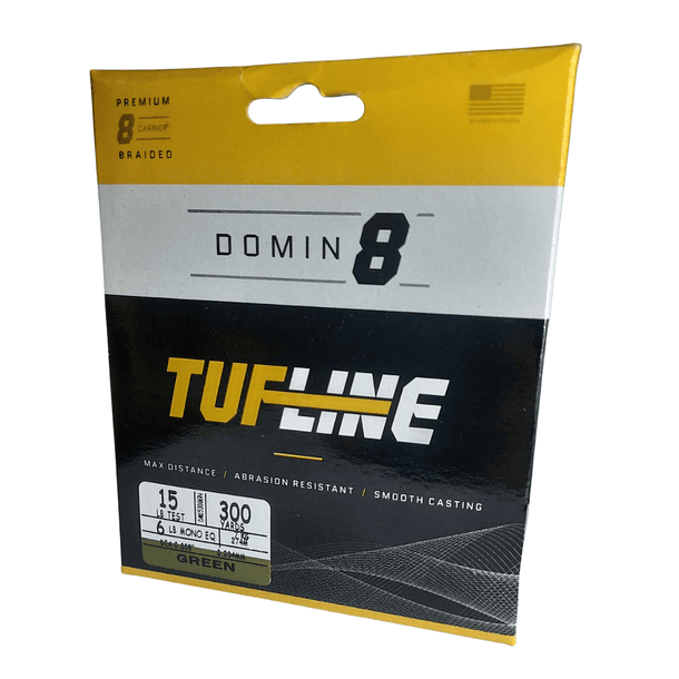 Multifilamento Tuf- Line Domin 8  0.20     15 lbs - 300 yds - verde