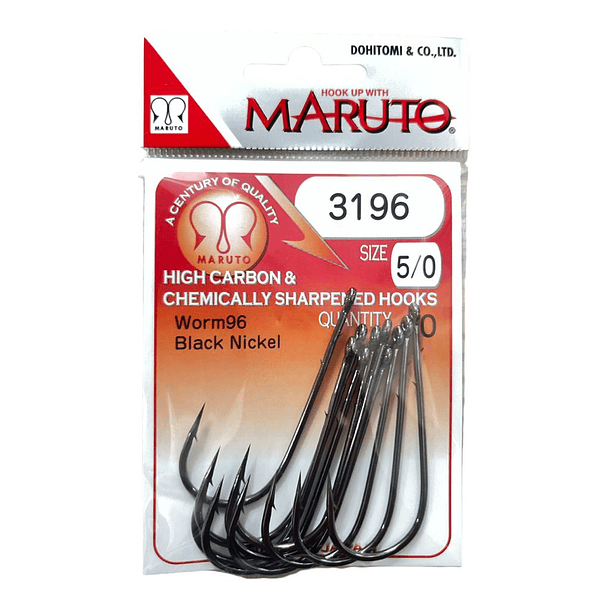 ANZUELOS MARUTO WORM 3196 #5/0