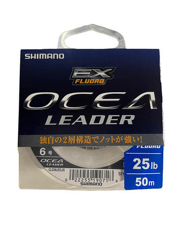 SHIMANO OCEAN LEADER FLUOR 50M 0 .406MM 25LB