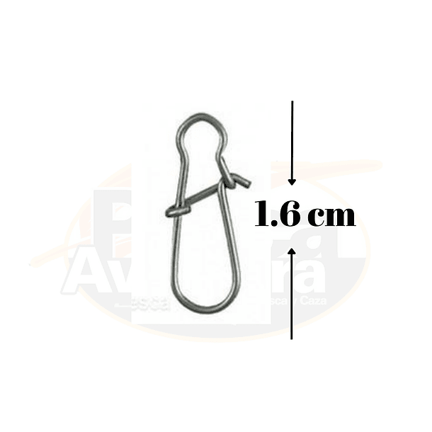 Bkk Duo lock snap #2 (10 unidades)  1.6cm 2