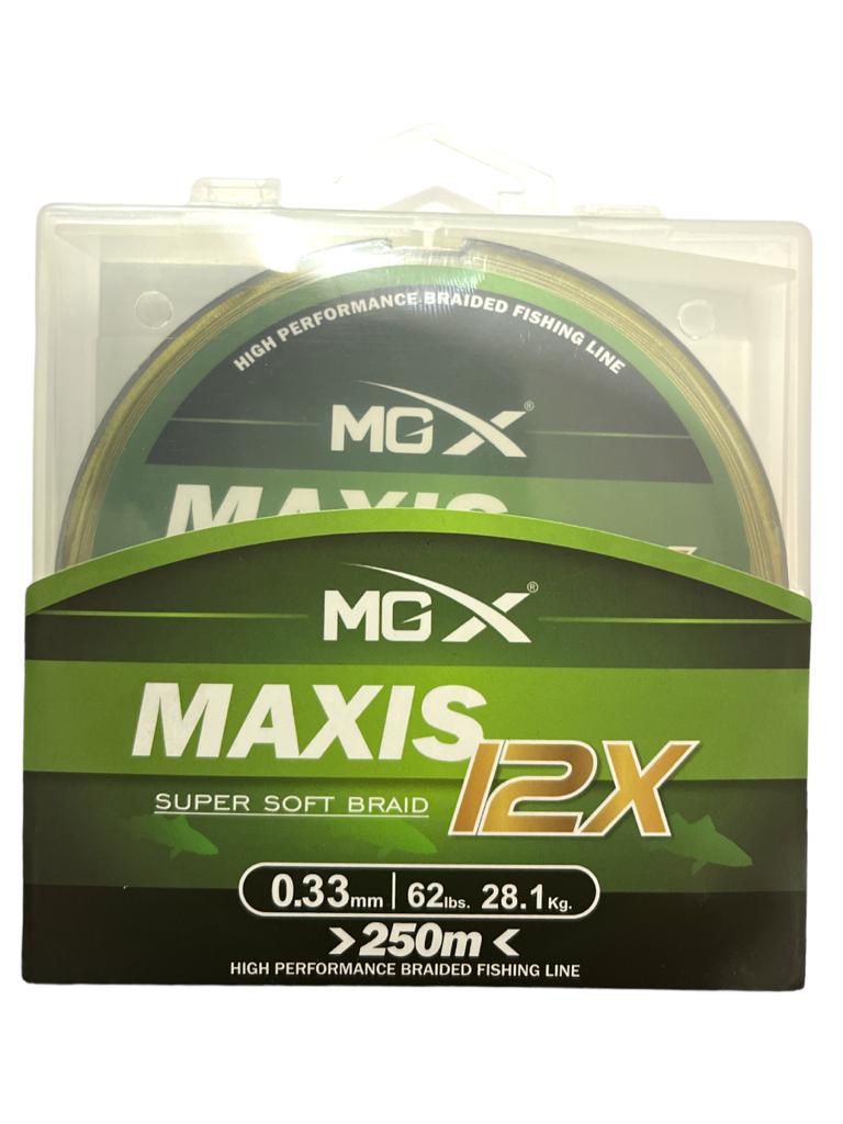 MULTIFILAMENTO MGX MAXIS SSB 12X 0.33MM - 28.1KG -250M Verde 
