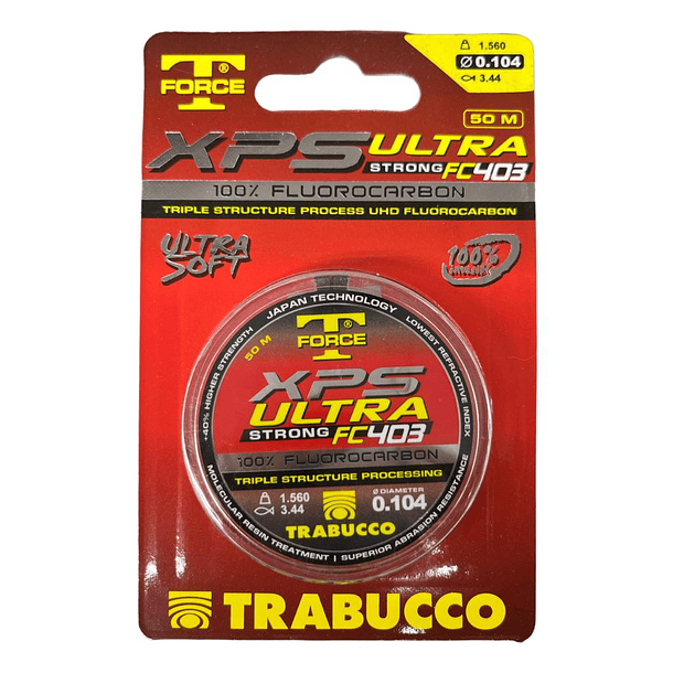 Trabucco Fluorocarbono XPS Ultra Strong FC 403 / 0.104mm/ 1.560kg