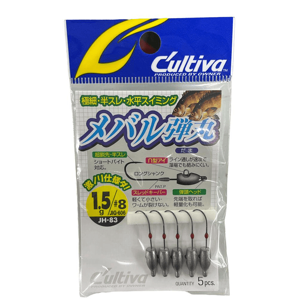JIGHEAD  DE 1.5G #8  / 5 PCS