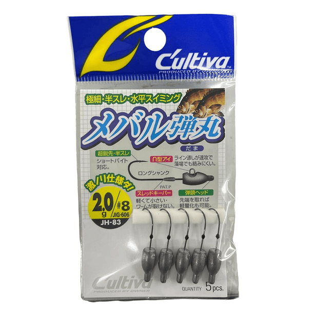 JIGHEAD DE 2G #8 / 5 PCS
