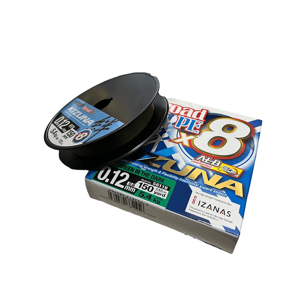 Owner kizuna Broad PE X8 0.12   5.4g    135m (verde oscuro)