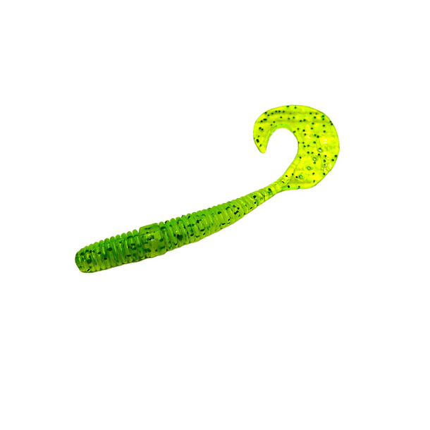 Vinilo Grub Worm Lure 85mm/ 2.4g Verde