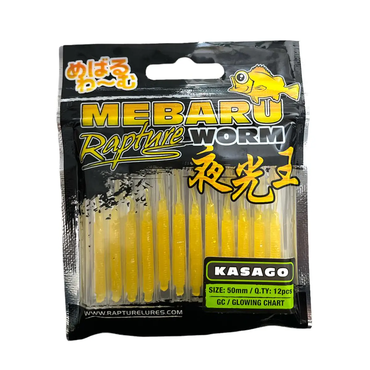 Esche Soft Rapture Mebaru Worm 12 Pezzi - Kasago E Shirasu Per Pesca In Mare E Lago