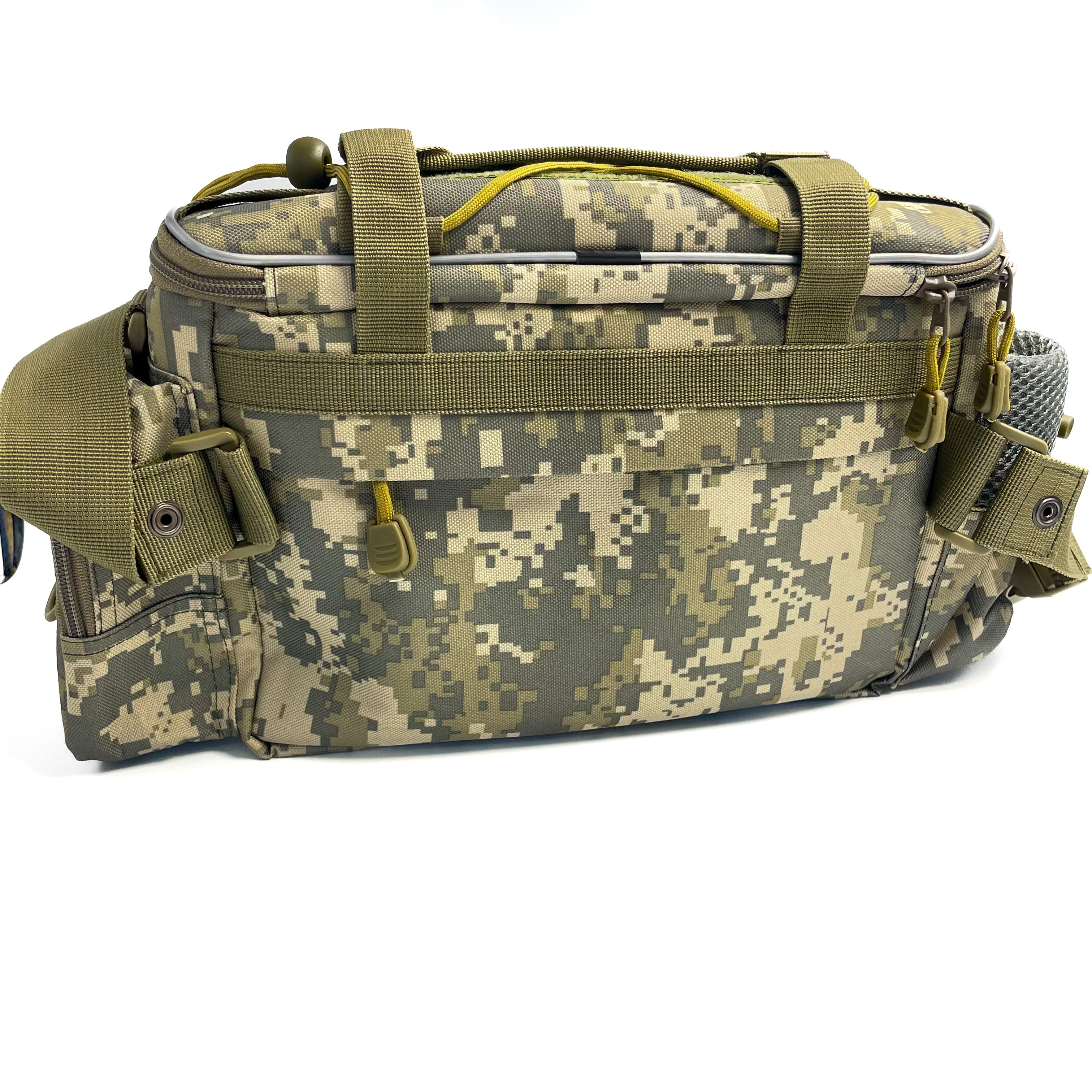 Bolso Multifuncional para pesca camuflado Tsurinoya