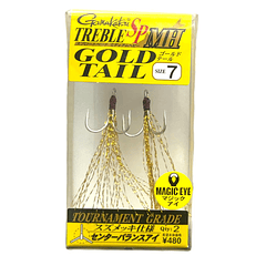 Triple Gamakatsu SPMH Gold Tail #7