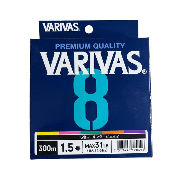Varivas Linea Trenzada 1.5 / 14.4kg/ 300m/ Multicolor
