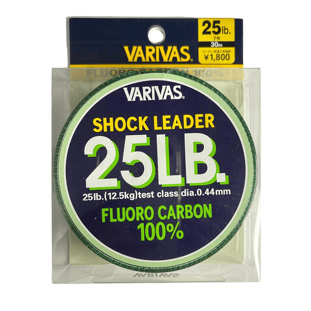 Shock Leader- Fluorocarbono Varivas 25LB/ 12.5kg / 0.44mm