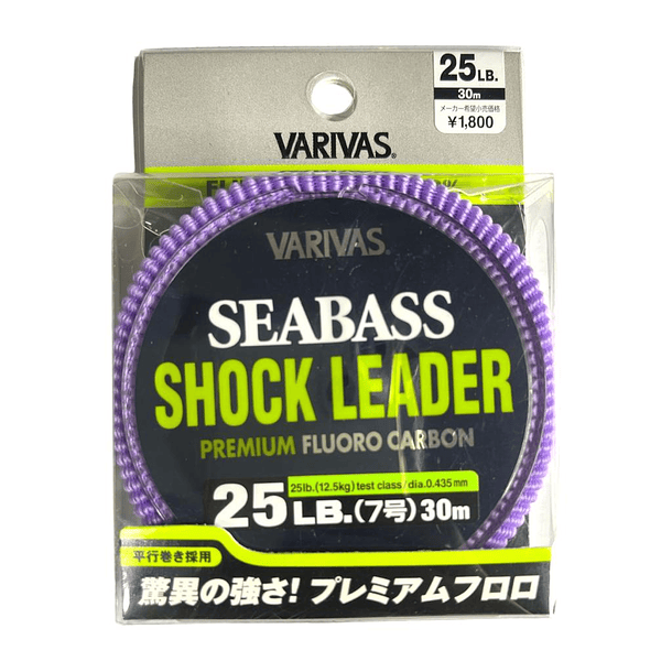 Seabass Shock Leader Fluorocarbono 7 25LB/ 12.5kg/ 0.435mm/ 30m