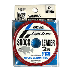 Varivas Light Game Shock Leader Fluorocarbono 2 / 8Lb/ 30m/ 0.235mm