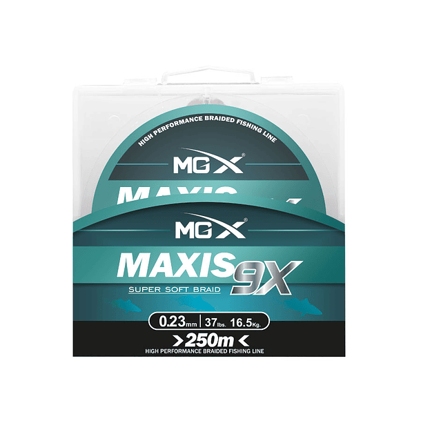 Multifilamento MGX Maxis SSB 9 0.23mm / 16.5kg/ 250m 1