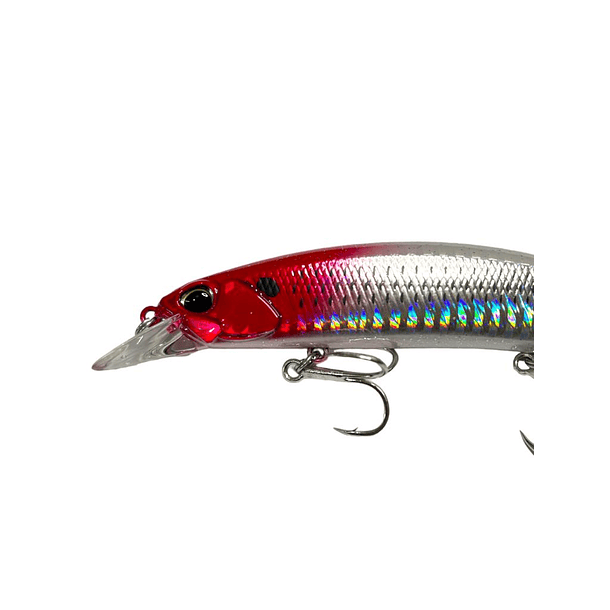 Duo Realis Jerkbait 120SP SW UV Red Head Mullet 2