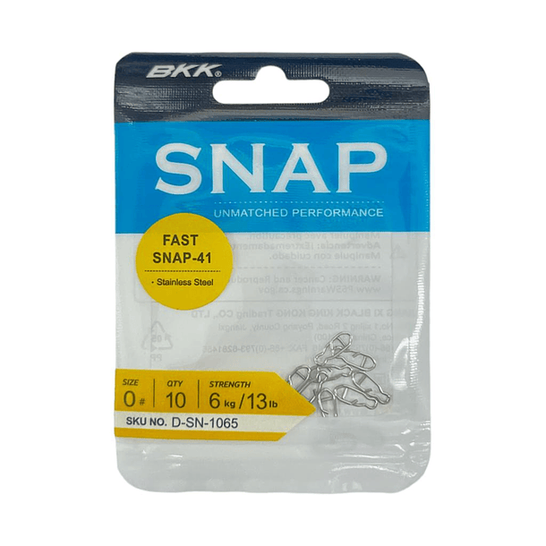Bkk Fast snap-41 #0 (10 unidades) 6kg